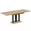 Rozkladací stôl Appia 130/210x80cm Mat čierne nohy Dub Wotan,2
