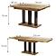 Rozkladací stôl Appia130/210x80cm Mat čierne nohy Dub Aristan,3