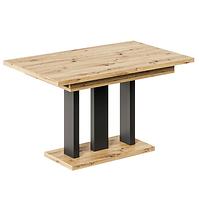 Rozkladací stôl Appia130/210x80cm Mat čierne nohy Dub Aristan