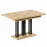 Rozkladací stôl Appia130/210x80cm Mat čierne nohy Dub Aristan