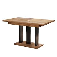 Rozkladací stôl Appia 130/210x80cm Mat čierne nohy/Dub Craft Zlatý
