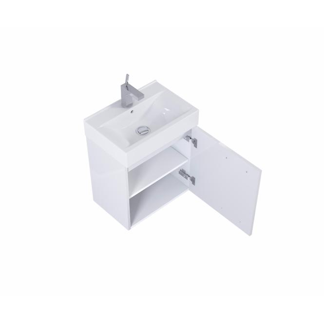 Set Mini 45 skrinka + umývadlo 1D biela