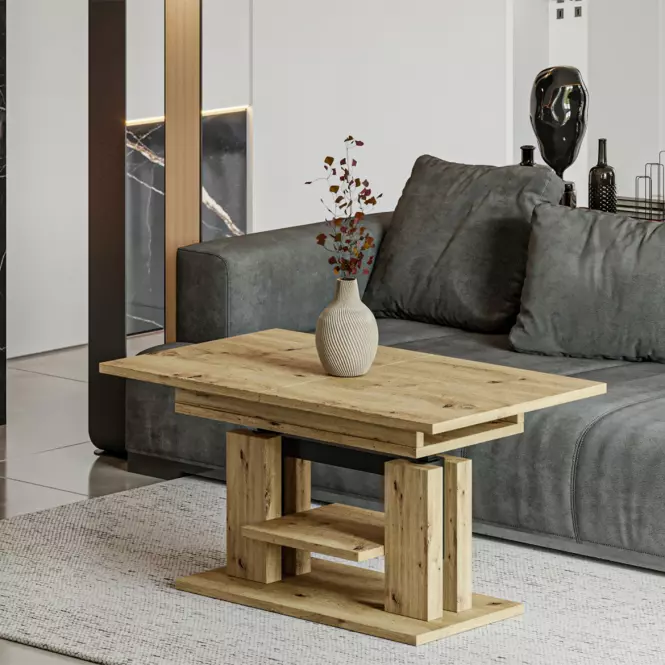 Konferenčný stolík Iso 110/170x65cm Dub Artisan