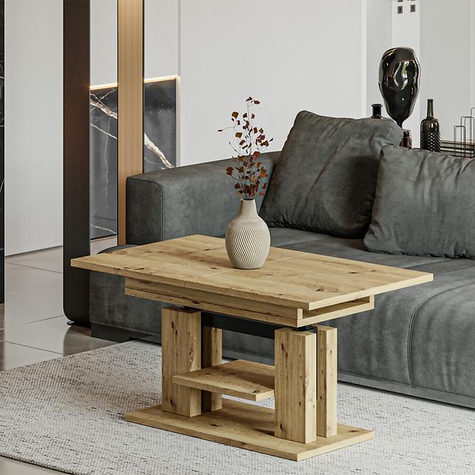 Konferenčný stolík Iso 110/170x65cm Dub Artisan