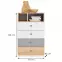 Komoda Pixel Px10 sušienkový dub / biely lux / sivý,2