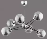 Lampa Resto Silver 6 PŁ 63058 LW6