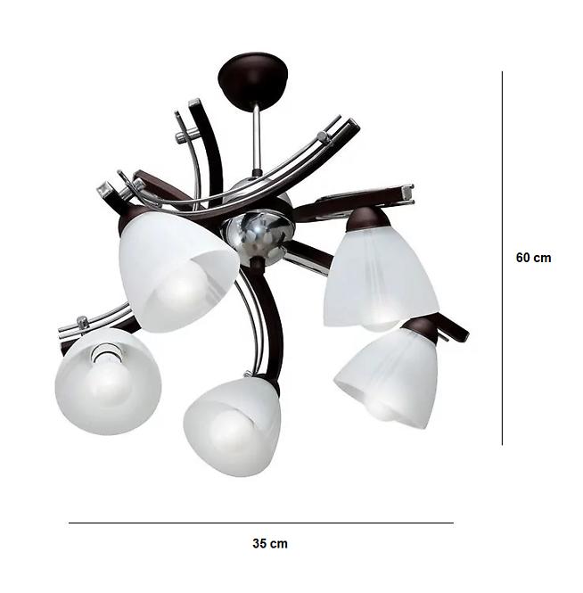 Luster Rubik 2599 hnedý LW5