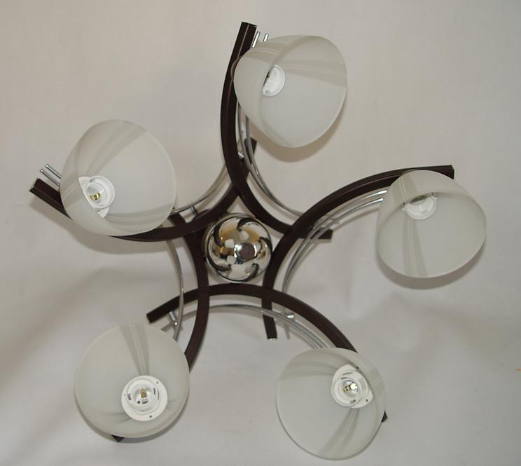 Luster Rubik 2599 hnedý LW5
