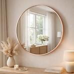Dekoratívne zrkadlo GITA FI81cm rose gold