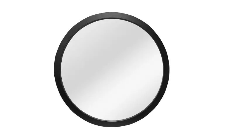 Okrúhle dekoratívne zrkadlo Vigo FI80cm čierne,2