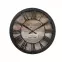 Nástenné hodiny 39 cm vintage čierne 601145