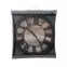 Nástenné hodiny 39 cm vintage čierne 601145,6