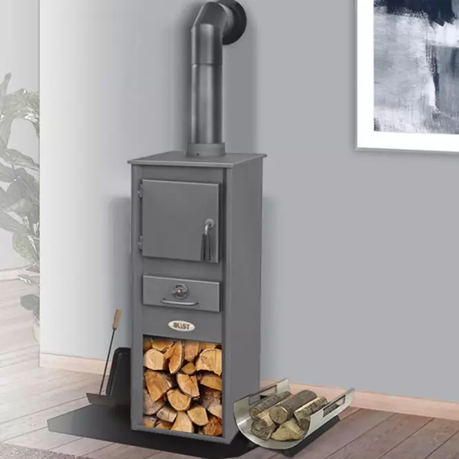 Oceľové kachle Ekonomik LM 6 KW,7