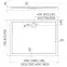 Vanička obdĺžniková Black Stone 80x100x5 Espera AQM266CST,2