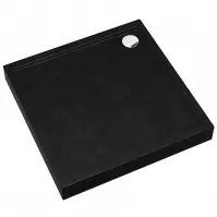 Vanička štvorcová Black Stone 80x80x12 Espera Plus AQM4630CST