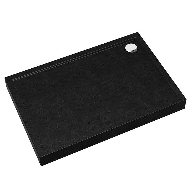 Vanička obdĺžniková Black Stone 80x100x12 Espera Plus AQM4636CST