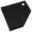 Vanička päťuhlová Black Stone 80x80x12 Espera Plus AQM4697CST
