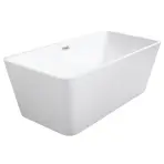 Voľne stojaca vaňa Evita 160/80 + Klik-Klak s prepadom Slim chróm