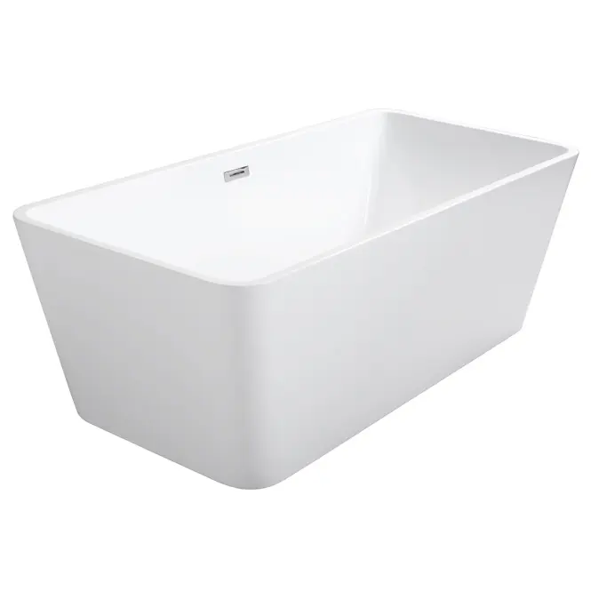 Voľne stojaca vaňa Evita 160/80 + Klik-Klak s prepadom Slim chróm