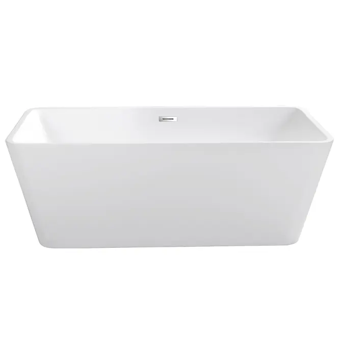 Voľne stojaca vaňa Evita 160/80 + Klik-Klak s prepadom Slim chróm