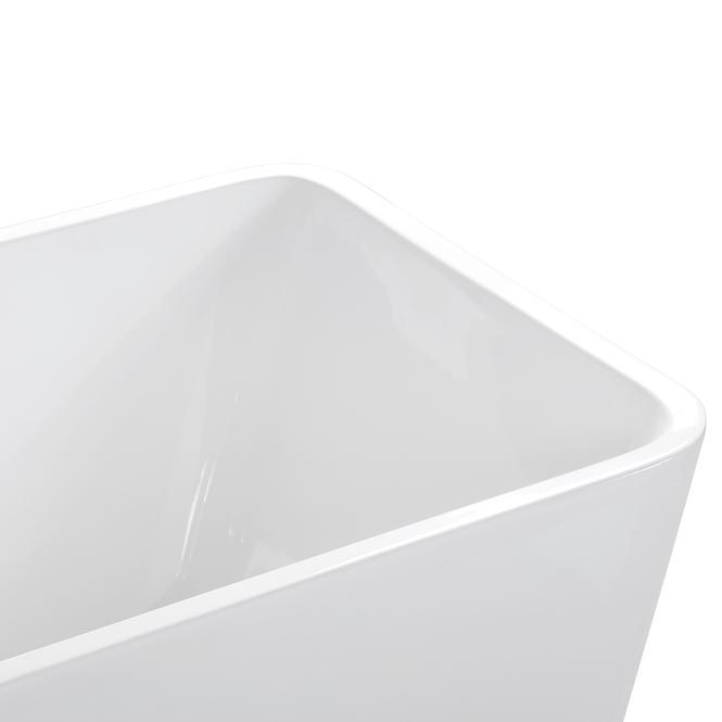 Voľne stojaca vaňa Evita 160/80+Klik Klak s prepadom Slim chrom