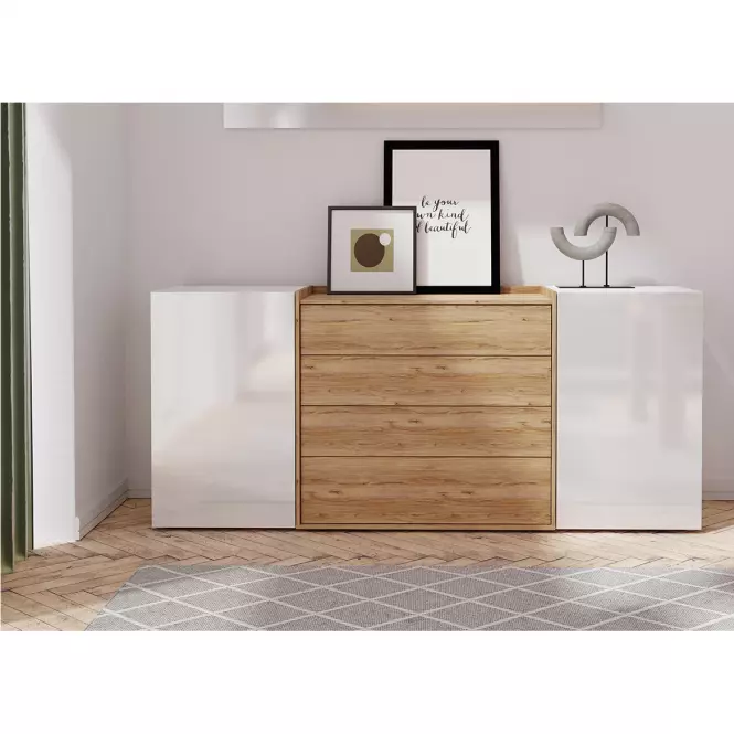 Komoda 210 Golden Bay Catania/Biely