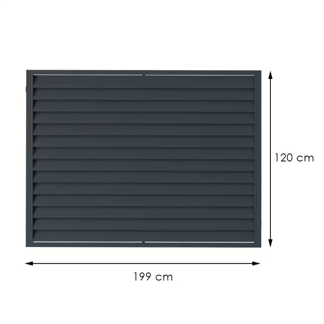 Plotový panel Imperial 120x199 NC RAL7016 W10874