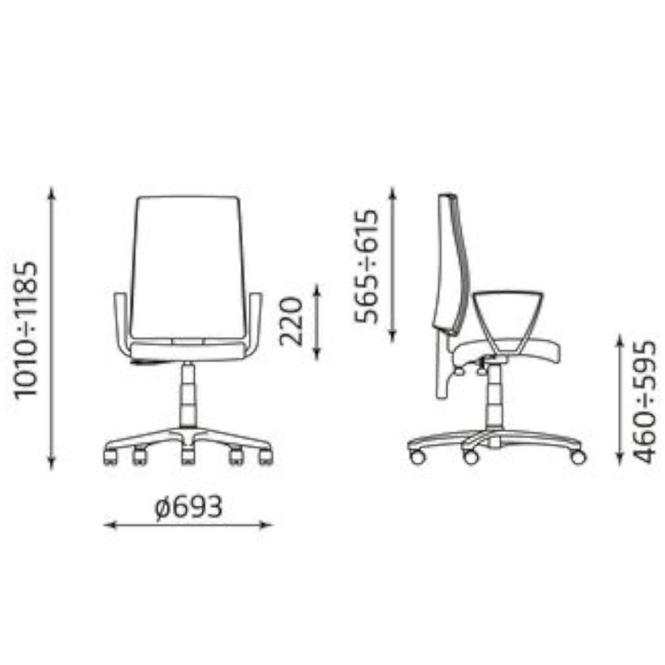 Kancelárska stolička Talar New GTP EF019