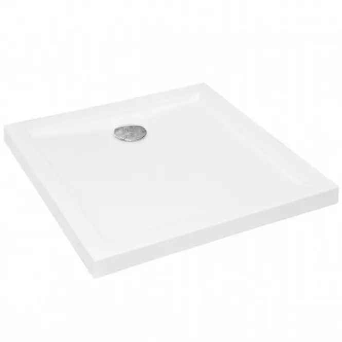 Štvorcová sprchová vanička Aquarius Slimline 80/80/3