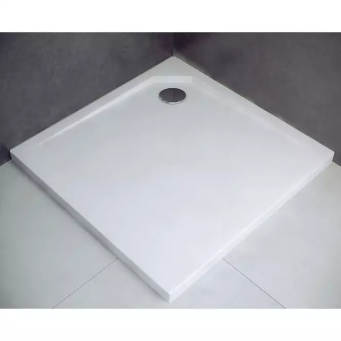 Štvorcová sprchová vanička Acro Ultraslim 80/80/2,4/3,5