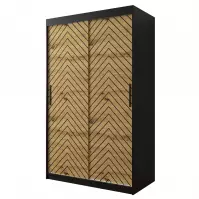 Skriňa Jodełka 1 120 čierna/dub Artisan/čierna Skriňa Jodełka 1 120 čierna/dub Artisan/čierna