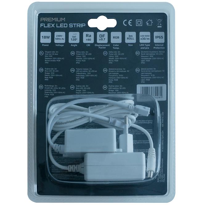 Súprava  LED RGB 3M + STR/diaľkové ovládanie MLZ8028