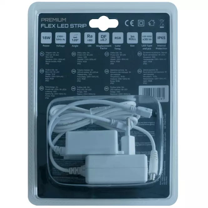 Súprava  LED RGB 3M + STR/diaľkové ovládanie MLZ8028,3