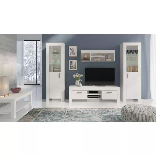 TV stolík Cezar 15 Biely