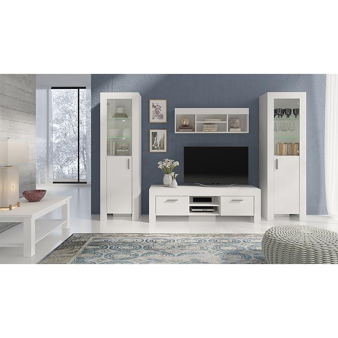 TV stolík Cezar 15 Biely