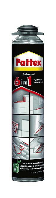 PATTEX PU 6v1  – PU lepidlo pištoľ  750 ml