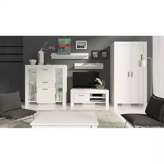 Komoda Cezar 8  Biely