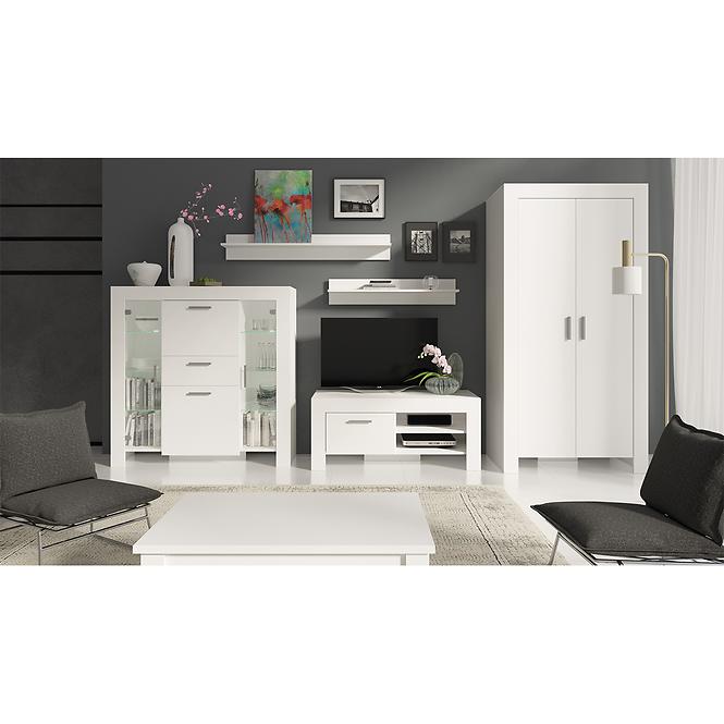 Komoda Cezar 8  Biely