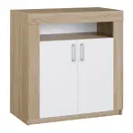 Komoda Livia  80 biela + Dub Sonoma