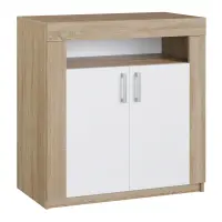 Komoda Livia  80 biela + Dub Sonoma