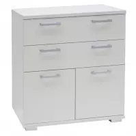 Komoda Polaris  2d2s biely