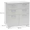 Komoda Polaris  2d2s biely,2