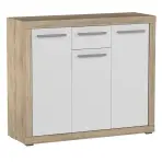 Komoda Verona  120 D.Sonoma+biely
