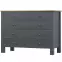 Komoda Oskar 4s 90x40x90 Šedá,2