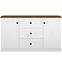 Komoda  Lille 06 2d3s biely Mat/Dub Lefkas,3