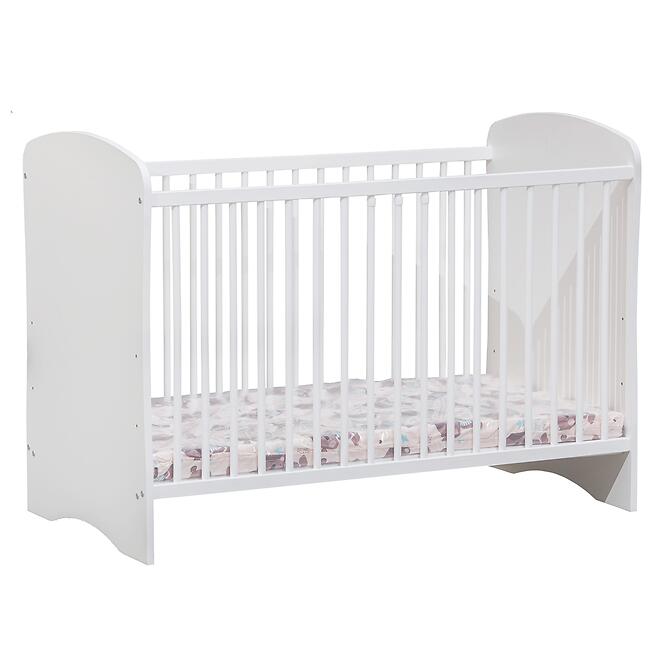 Postieľka  Lulu s matracom biela