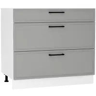 Kuchynská skrinka Emily D90PC S/3 Dast Grey