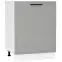 Kuchynská skrinka Emily D60ZL S/1 Dast Grey