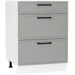 Kuchynská skrinka Emily D60S/3 Dast Grey