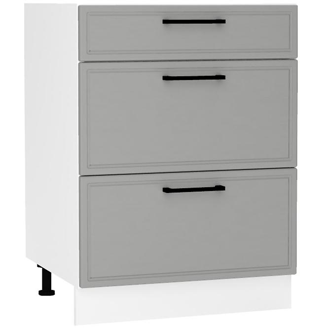 Kuchynská skrinka Emily D60S/3 Dast Grey